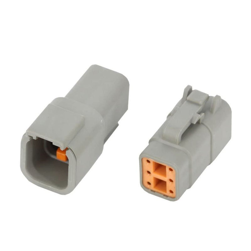 CNLW 5 Sets Automotive Connector Waterproof Plug Sheath with Terminal DTM06-6S / DTM04-6P - Image 2